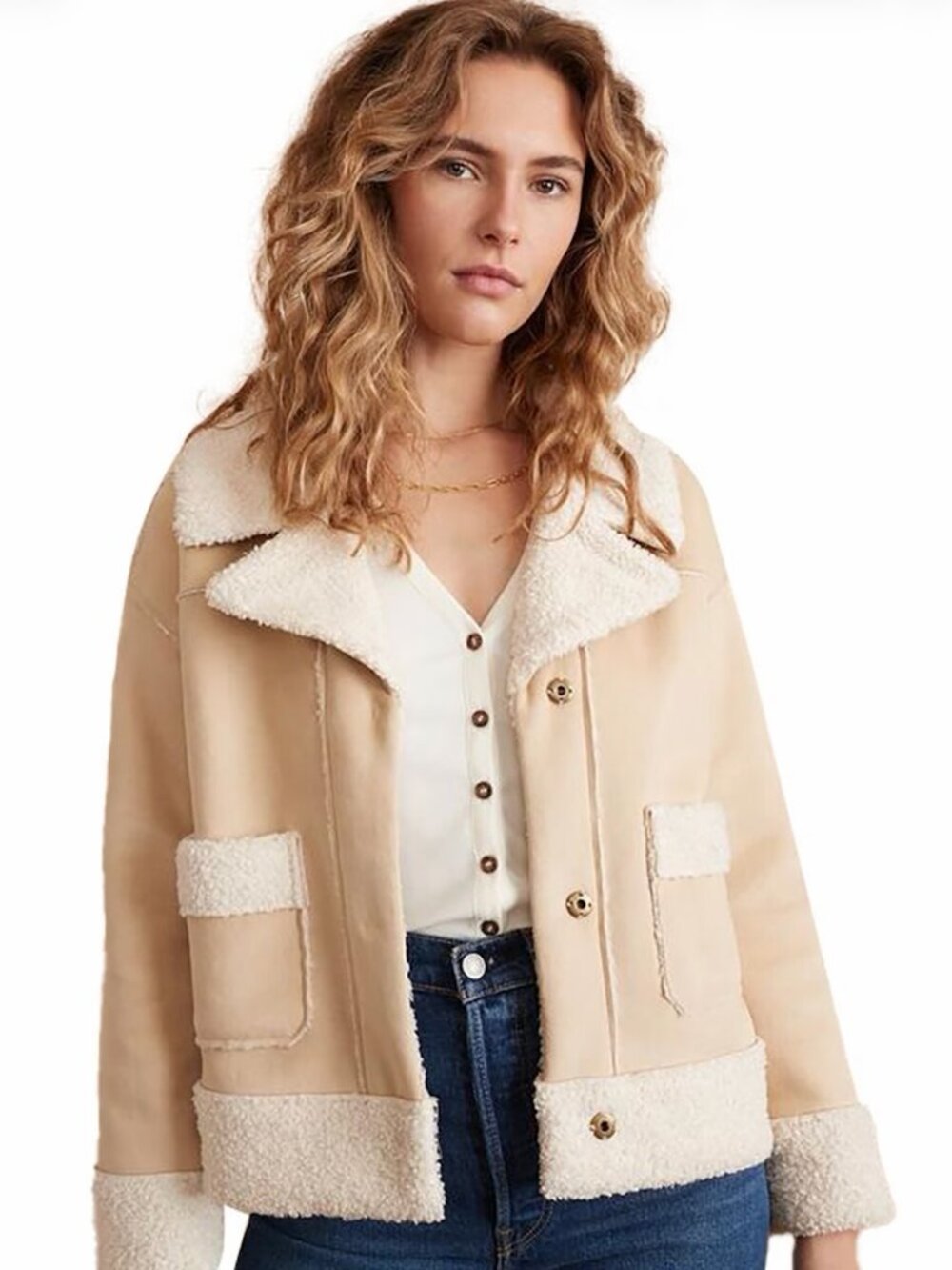 NWOT Margine Layer Quebec Sherpa Jacket - S